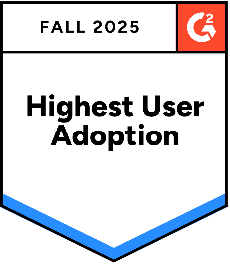 G2 Highest User Adoption, Fall 2025 G2 Highest User Adoption, Fall 2025